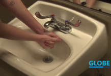Globe News – April 20, 2020 Washing hands in hot water