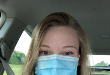 Photos: Bruins choose to mask up, part 4 Addison Whitmer shares a mask selfie