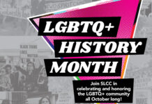 Gender and Sexuality Student Resource Center hosting free movie events in October LGBTQ History Month graphic