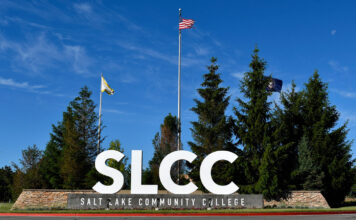 SLCC enrollment sees a spike this fall semester SLCC block letter sign at Jordan Campus