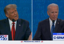 Trump, Biden square off in final presidential debate Trump speaks as Biden waits his turn
