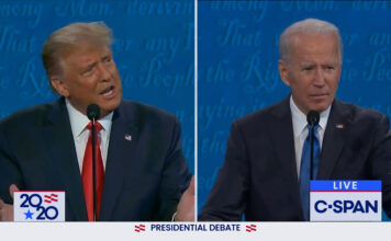 Trump, Biden square off in final presidential debate Trump speaks as Biden waits his turn