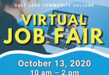 SLCC Career Services to hold first virtual job fair Salt Lake Community College Virtual Job Fair October 13, 2020 10 am - 2pm ONLINE!