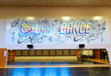 Photos: SLCC dance studio gets new mural SLCC Dance mural