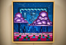 President’s Art Show remains popular despite coronavirus concerns "Whirling Starry Female Storm" painting