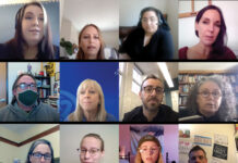 Rainbow Read-in spotlights voices from LBGTQ+ community 12 people on a Zoom call for Rainbow Read-in