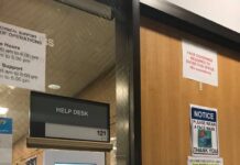 SLCC Help Desk slammed with calls as students, faculty go mostly online Entrance to Help Desk offices