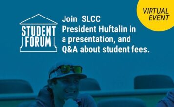 SLCCSA calls on students to participate in upcoming virtual forum Student forum: Join SLCC President Huftalin in a presentation and Q&A about student fees.