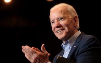 Joe Biden projected to win 2020 presidential election Joe Biden applauds