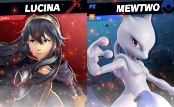 SLCC esports program hosts its own Turkey Bowl "Super Smash Bros. Ultimate" fight screen between Lucina and MewTwo