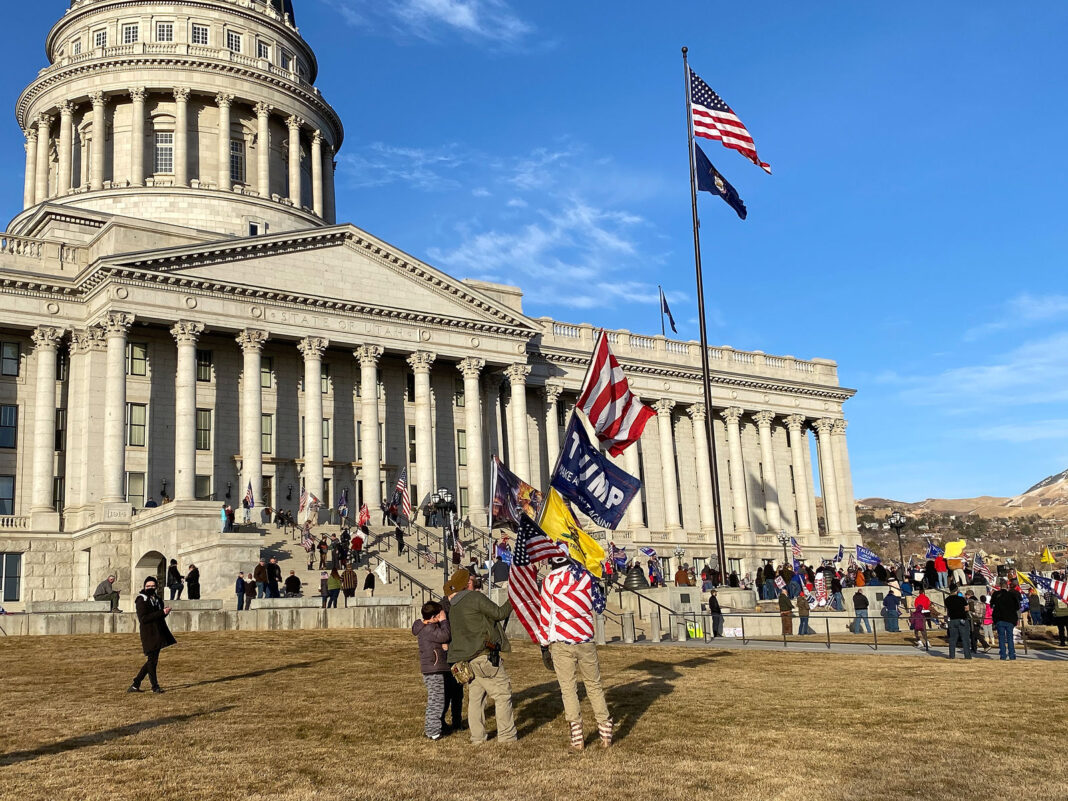 Pro-Trump rally