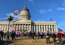 Trump supporters rally at Utah Capitol amid chaos in DC Trump supporters outside the Utah Capitol