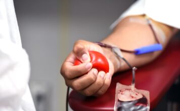 Blood drives save lives: Where you can participate Blood donor squeezes red ball