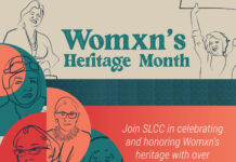SLCC hosting several events in celebration of women Womxn's Heritage Month graphic
