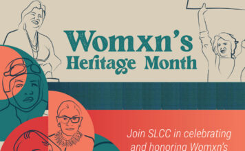 SLCC hosting several events in celebration of women Womxn's Heritage Month graphic