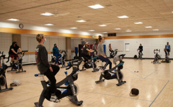 SLCC resources to help students fight burnout Indoor cycling class
