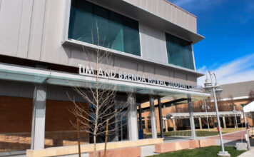 Photos: SLCC opens Tim and Brenda Huval Student Center Front of building