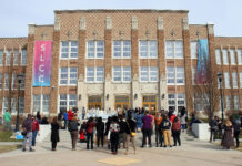 Vigil at SLCC honors victims in Atlanta, spotlights AAPI voices Vigil outside South City Campus