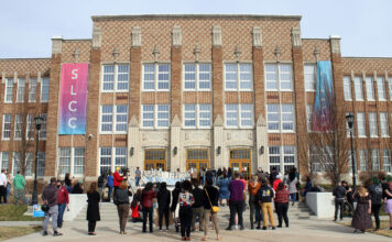 Vigil at SLCC honors victims in Atlanta, spotlights AAPI voices Vigil outside South City Campus