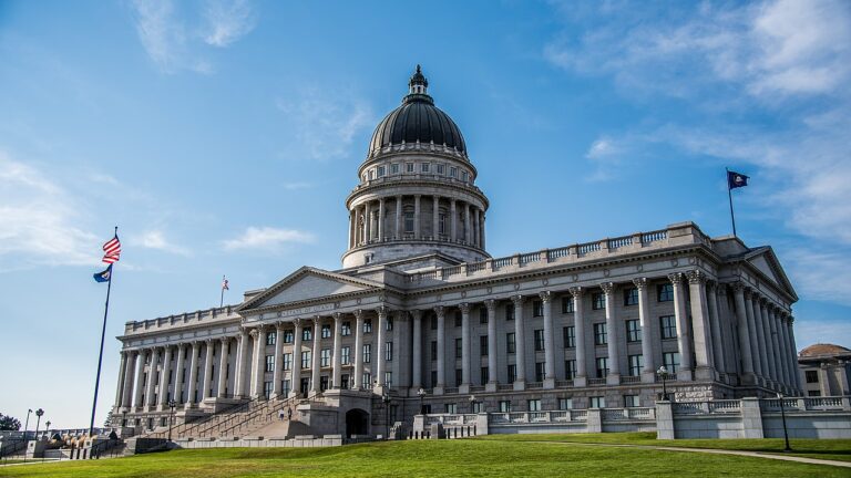 South view of the Utah State Capitol