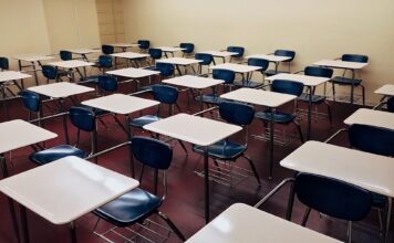 College students say Utah’s sex ed curriculum falls short Rows of empty school desks