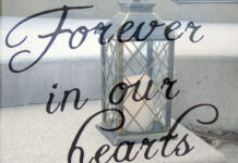 Photos: ‘And STILL I Rise. Memorial’ honors Black lives Candle background behind the words "Forever in our hearts"