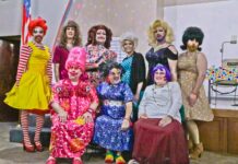 As pandemic drags on, drag kings and queens continue performing online Matrons of Mayhem group photo