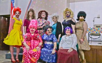 As pandemic drags on, drag kings and queens continue performing online Matrons of Mayhem group photo
