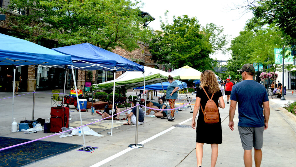 Photos Let's chalk about foster care The Globe