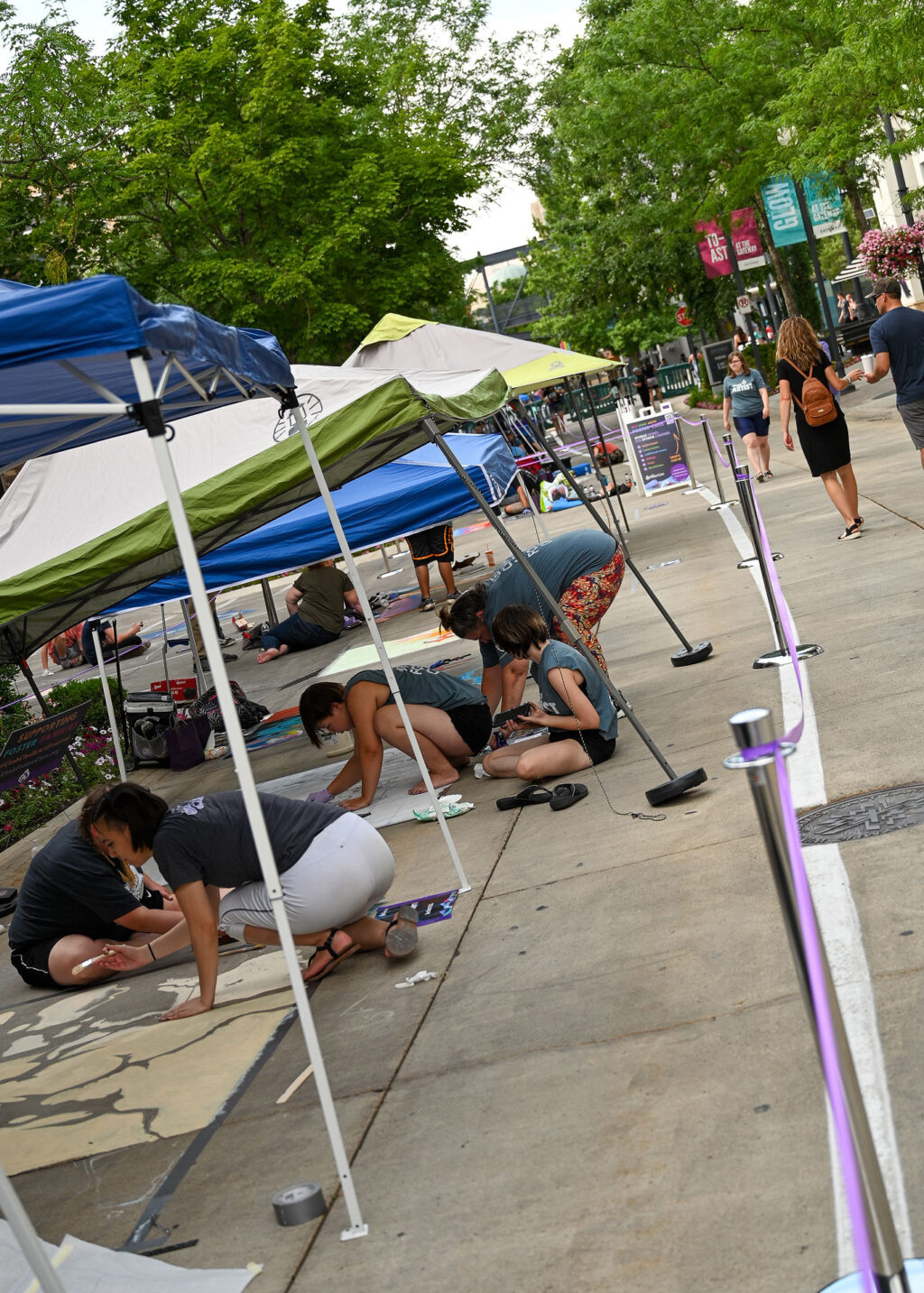 Photos Let's chalk about foster care The Globe