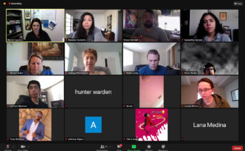 College journalists expand education through Amplify Utah Multiple people participate in a Zoom call