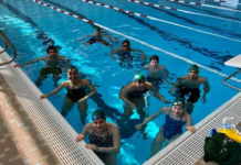 Race Swami keeps minority swimmers’ dreams afloat Group photo of Race Swami swimmers