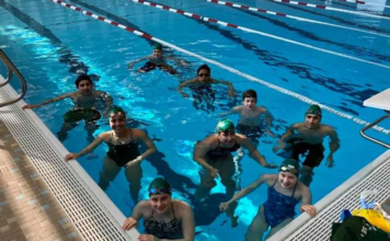 Race Swami keeps minority swimmers’ dreams afloat Group photo of Race Swami swimmers