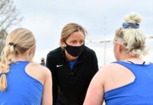 SLCC hires new volleyball head coach, assistant coach Shay Goulding-Meurer coaches two beach volleyball players