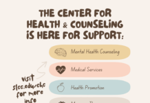 Back to school: Center for Health and Counseling The Center for Health and Counseling is here for support