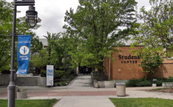 Advisors help students achieve excellence View of east entrance to Student Center at Taylorsville campus