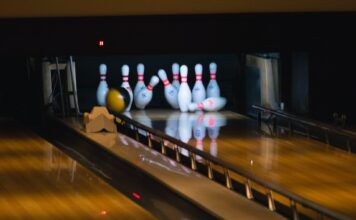 Unique classes: A benefit of attending SLCC Bowling ball strikes bowling pins