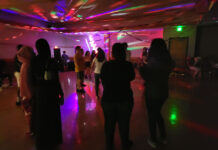 Bruins dance new semester stress away Students dancing inside