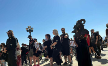 The Satanic Temple calls for reproductive rights in Utah Protesters gather to listen