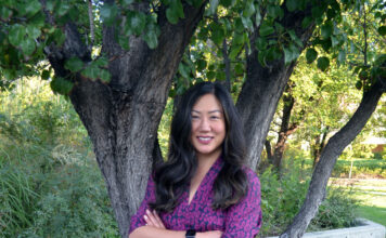 SLCC’s associate VP of student success: ‘I am a servant to students’ Kathryn Kay Coquemont stands by a tree