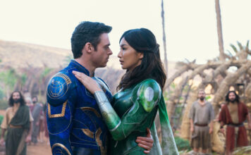 New Disney films now debuting exclusively in theaters Richard Madden and Gemma Chan in "Eternals"