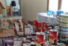 The importance of SLCC’s Bruin Pantry Food cans and non perishable food items organized
