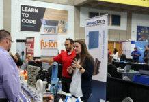 All about Career Services EnviroTech booth at SLCC Career Fair