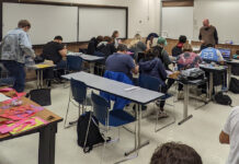 SLCC students show appreciation for veterans on Valentine’s Day COMM 1010 students work on valentines for veterans