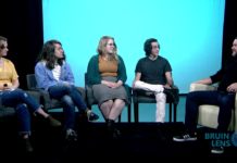 Bruin Lens: The cast and crew of ‘Assassins’ From left to right: Megan McArthur, Owen Briggs, Elaia Echevarria, Luke Jensen, Mike Adamson