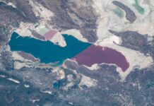 Lake questions: How did the Great Salt Lake crisis happen? Satellite image of the Great Salt Lake