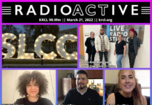 Voices Amplified: March 21, 2022 RadioActive KRCL graphic for March 21, 2022