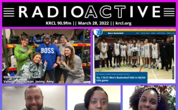 Voices Amplified: March 28, 2022 RadioActive KRCL graphic for March 28, 2022