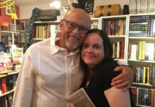 First-place chapbook winner fulfills a promise to her late friend Jeff and Amie in a bookstore