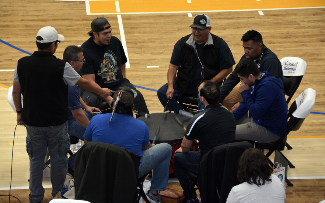 Native Drum Group at SLCC Powwow